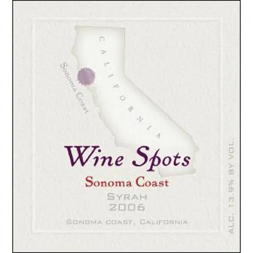 Sonoma Coast Syrah Bottle