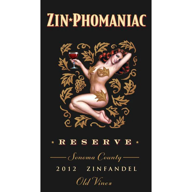 Sonoma County Reserve Zinfandel Bottle