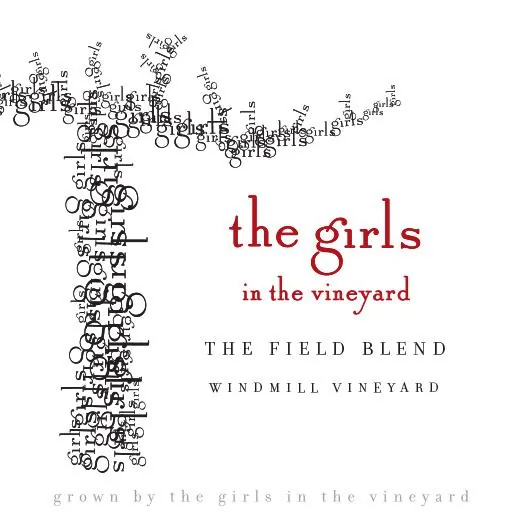 The Girls in the Vineyard Windmill Vineyard The Field Blend Bottle