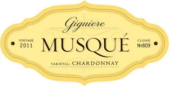 Matchbook Giguiere Musque 809 Chardonnay Bottle