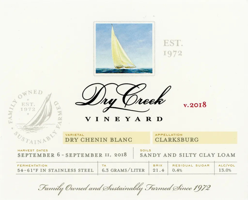 Dry Chenin Blanc Bottle