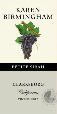 Petite Sirah Bottle