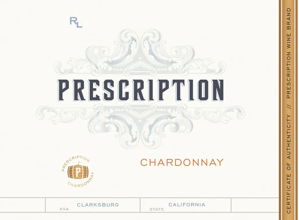Prescription Chardonnay Bottle