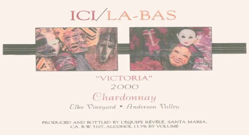 Ici-La Bas Victoria Chardonnay Bottle