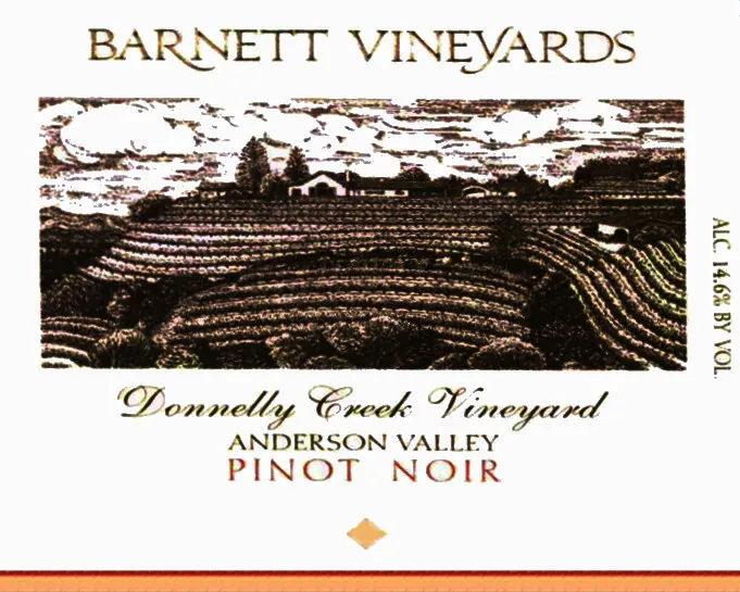 Donnelly Creek Vineyard Pinot Noir Bottle