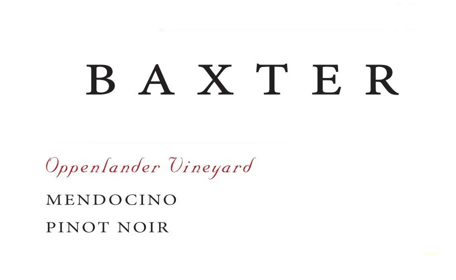 Oppenlander Vineyard Pinot Noir Bottle