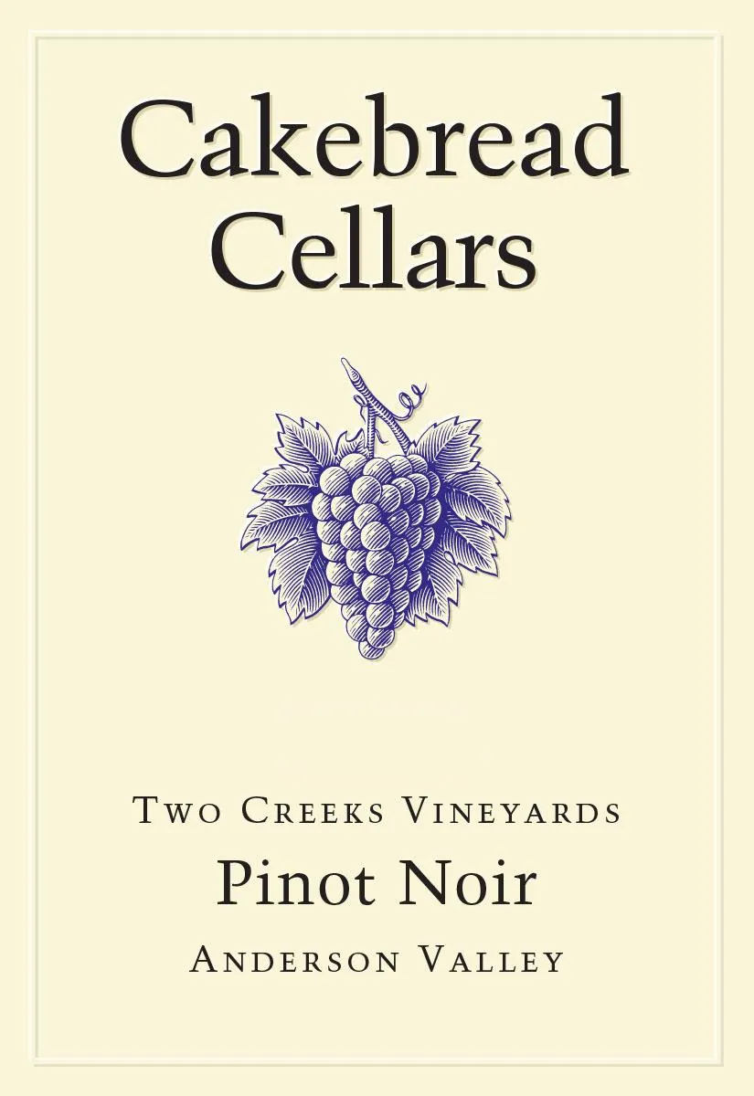 Two Creeks Vineyards Pinot Noir Bottle