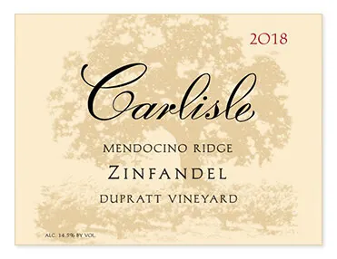 DuPratt Vineyard Zinfandel Bottle