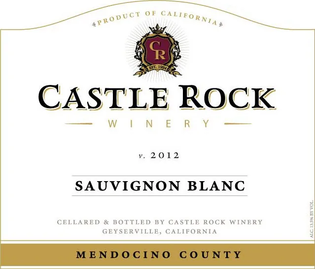 Mendocino County Sauvignon Blanc Bottle