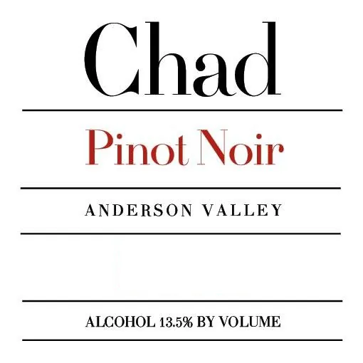 Anderson Valley Pinot Noir Bottle