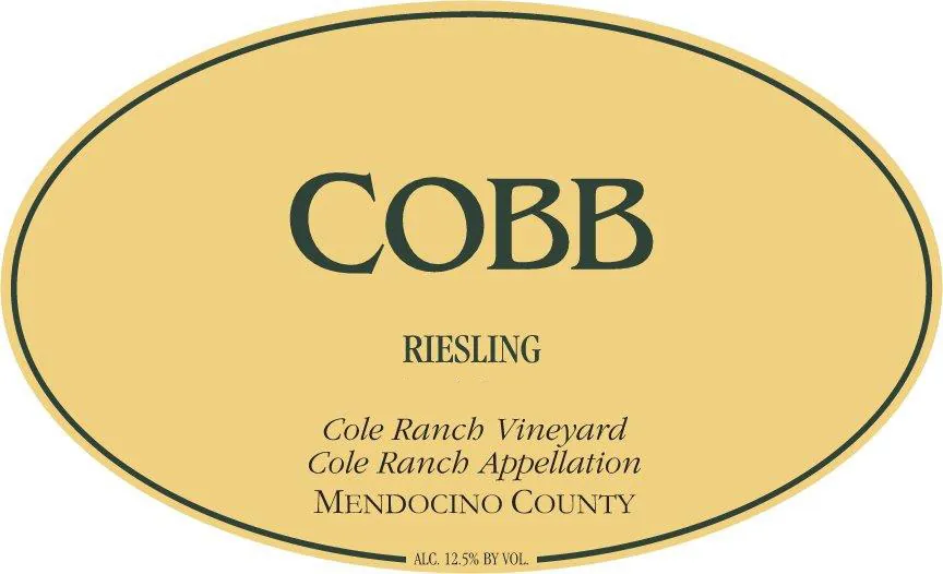Cole Ranch Vineyard Riesling Bottle