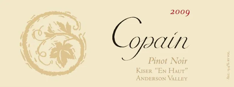 Kiser "En Haut" Pinot Noir Bottle