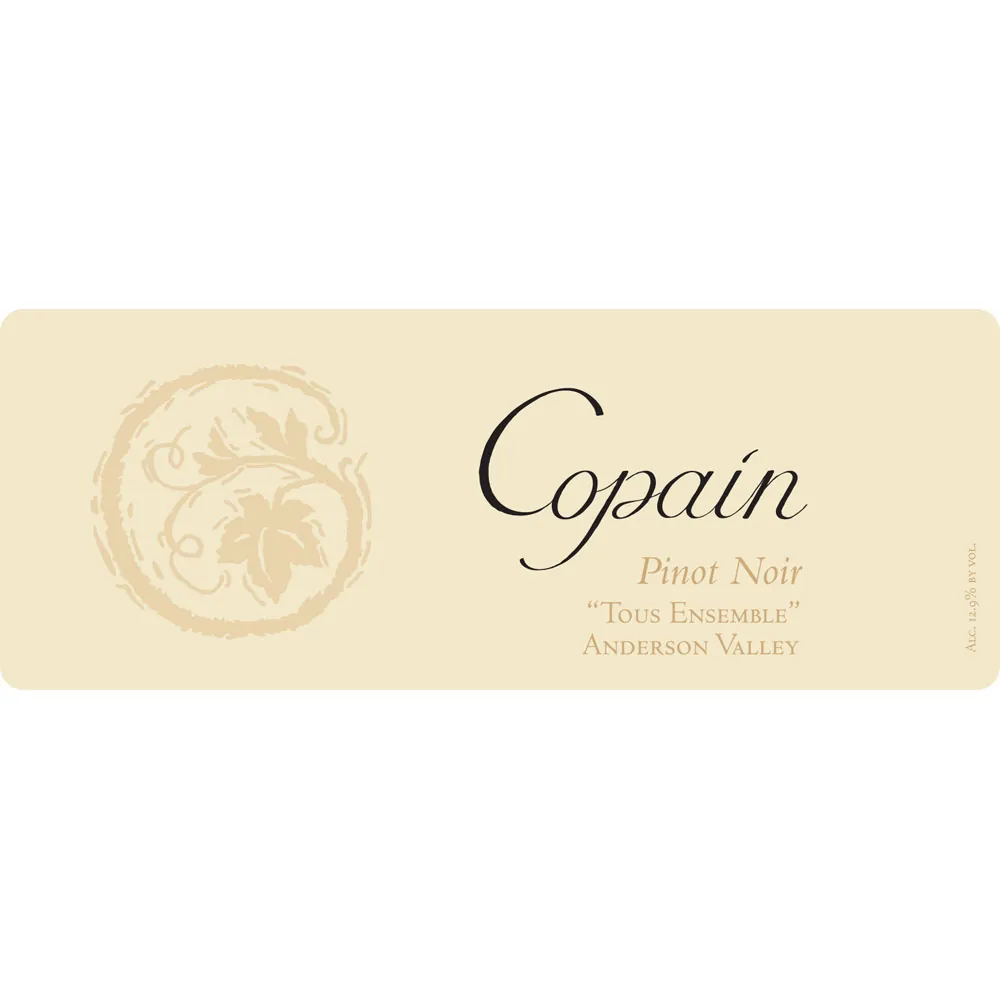 Tous Ensemble Pinot Noir Bottle