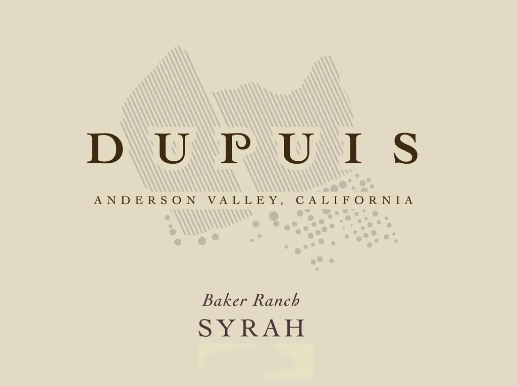 Baker Ranch Syrah Bottle