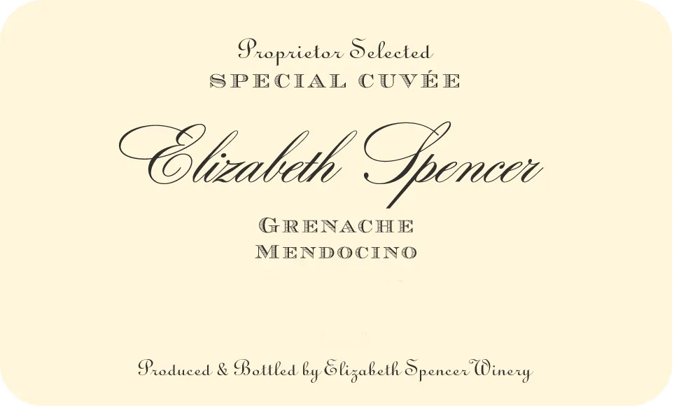 Mendocino Grenache Bottle