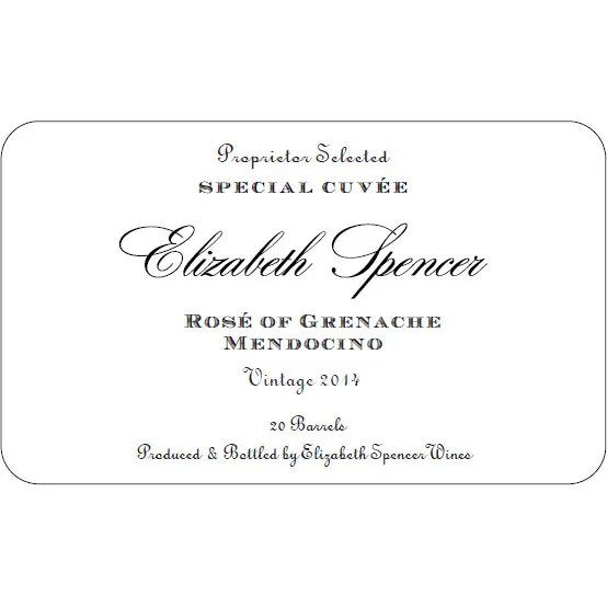 Mendocino Rose of Grenache Bottle
