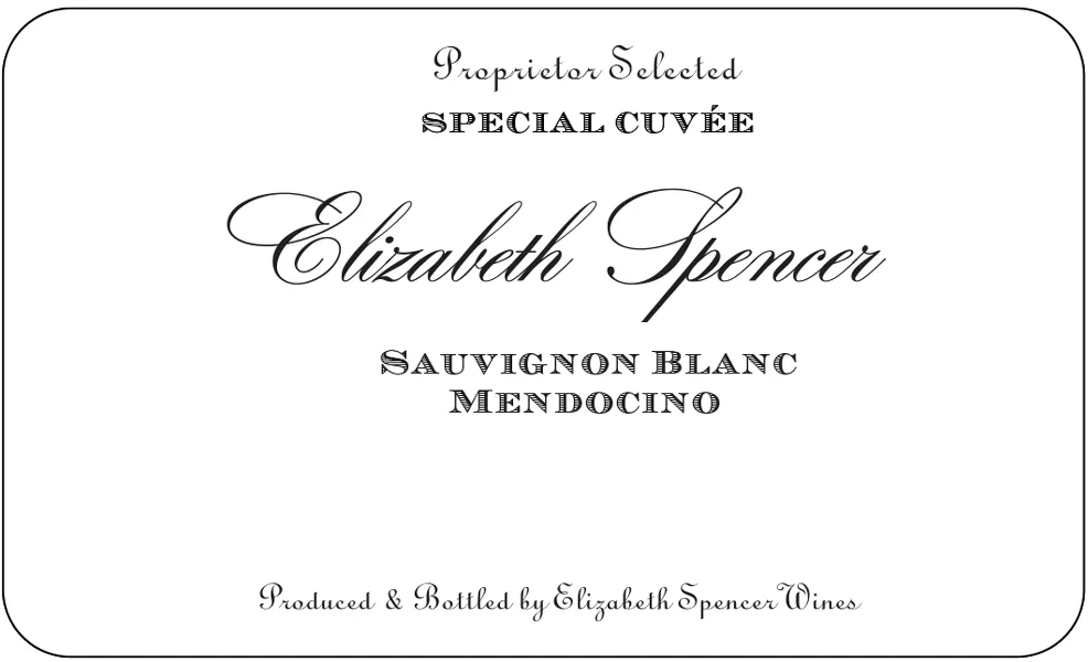 Mendocino Sauvignon Blanc Bottle