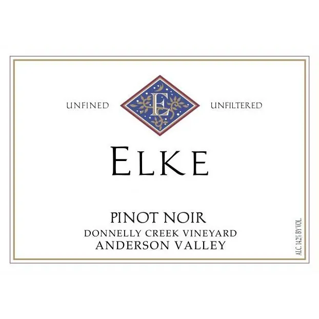 Blue Diamond Donnelly Creek Pinot Noir Bottle