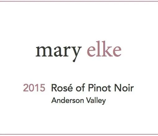 Rose of Pinot Noir Bottle