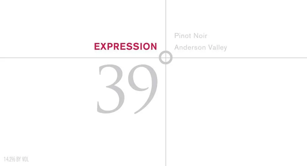 39 Pinot Noir Bottle