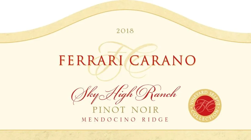Sky High Ranch Pinot Noir Bottle