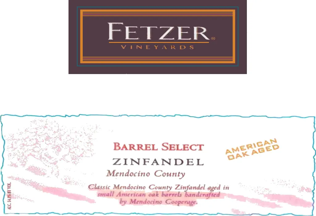Barrel Select Zinfandel Bottle