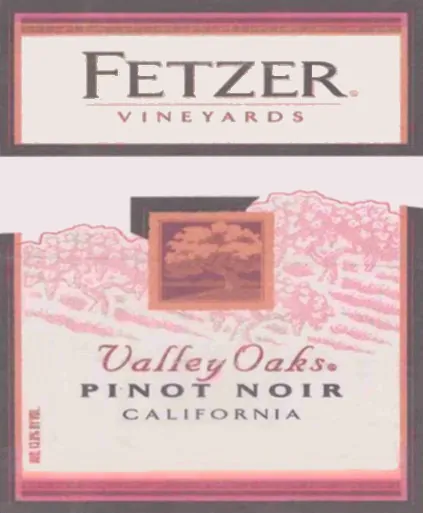 Valley Oaks Pinot Noir Bottle
