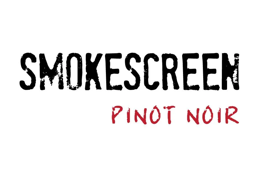 Smokescreen Pinot Noir Bottle