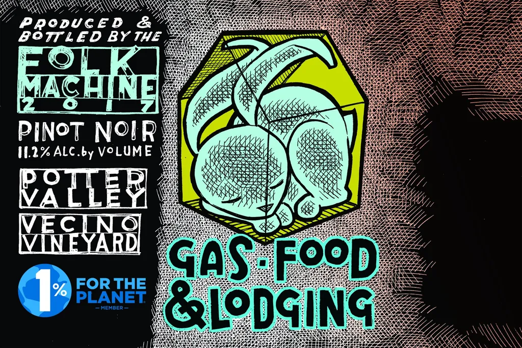 Gas, Food, and Lodging Pinot Noir Bottle