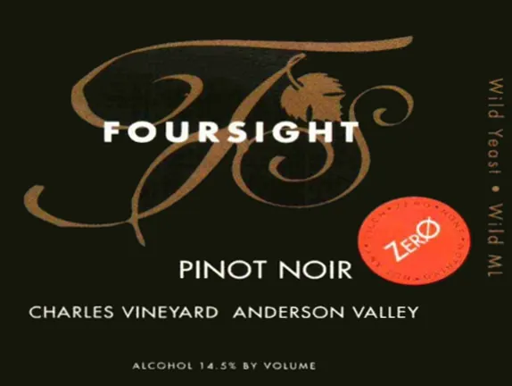 Charles Zero New Oak Pinot Noir Bottle
