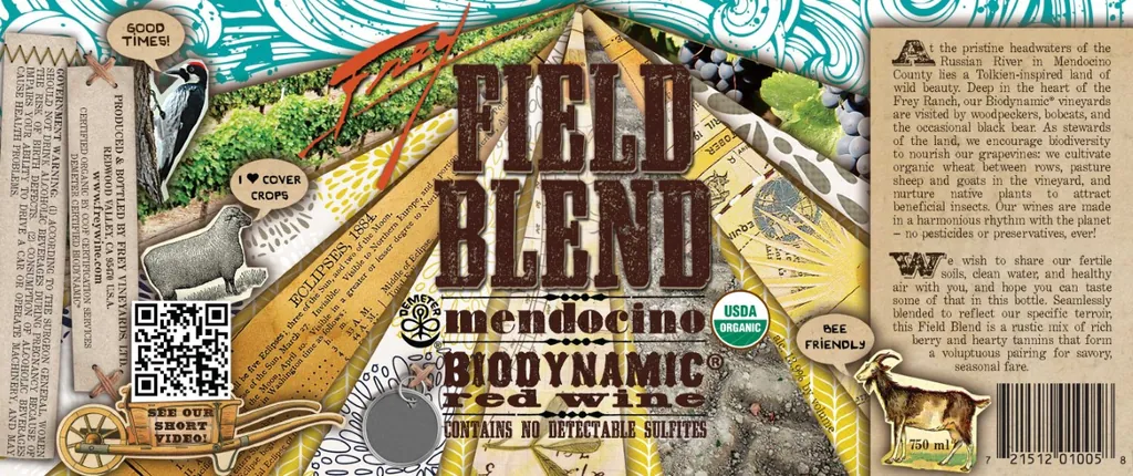 Biodynamic Field Blend Red Bottle