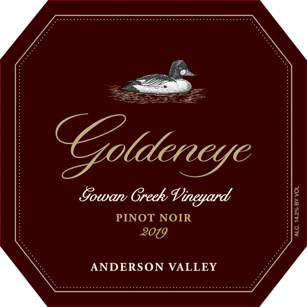 Gowan Creek Vineyard Pinot Noir Bottle