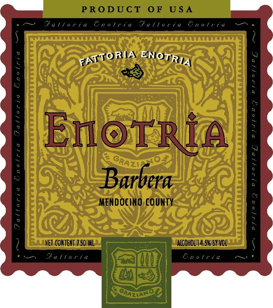 Enotria Barbera Bottle
