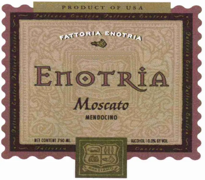 Enotria Moscato Bottle