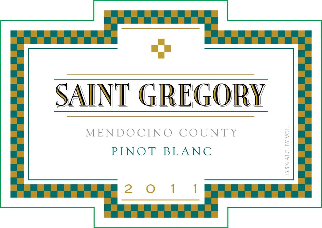 Saint Gregory Pinot Blanc Bottle