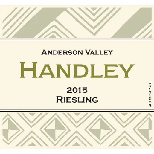 Anderson Valley Riesling Bottle