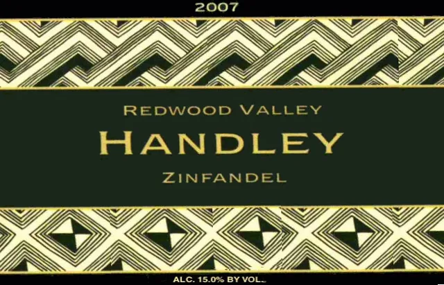 Redwood Valley Zinfandel Bottle