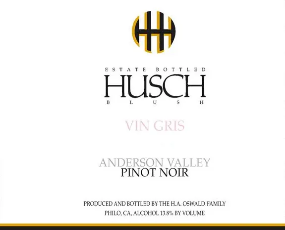 Anderson Valley Vin Gris Pinot Noir Bottle