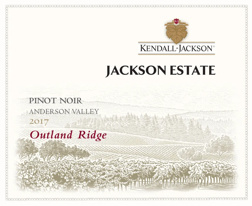 Jackson Estate Outland Ridge Pinot Noir Bottle