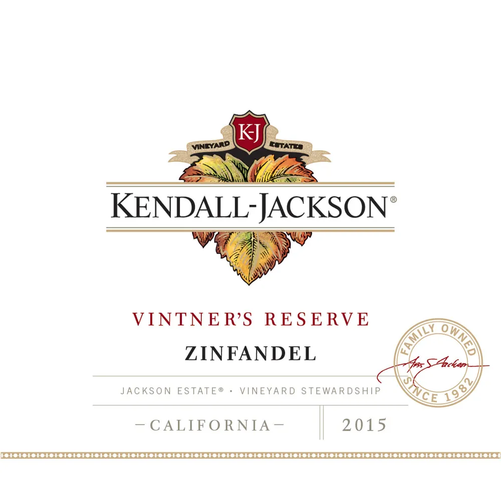 Vintner's Reserve Zinfandel Bottle