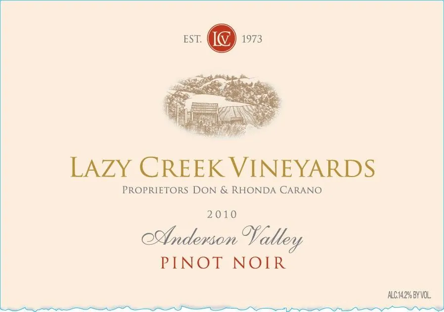 Pinot Noir Bottle