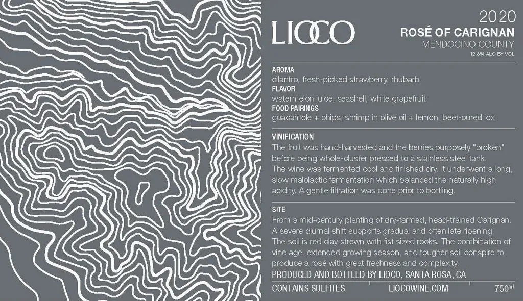 Rose of Carignan Bottle