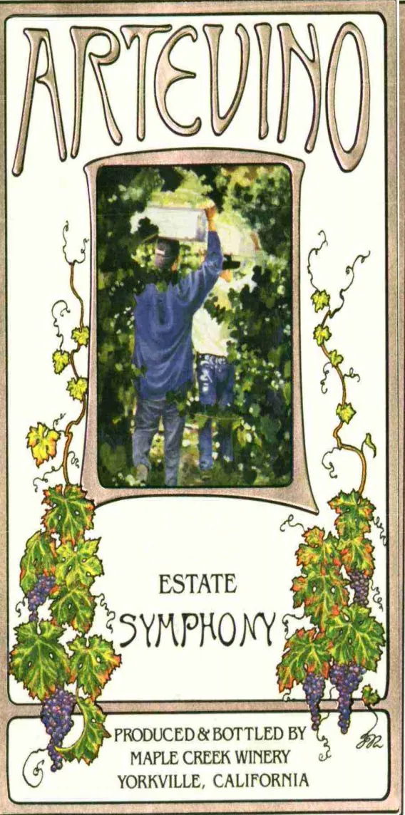 Artevino Estate Symphony Bottle