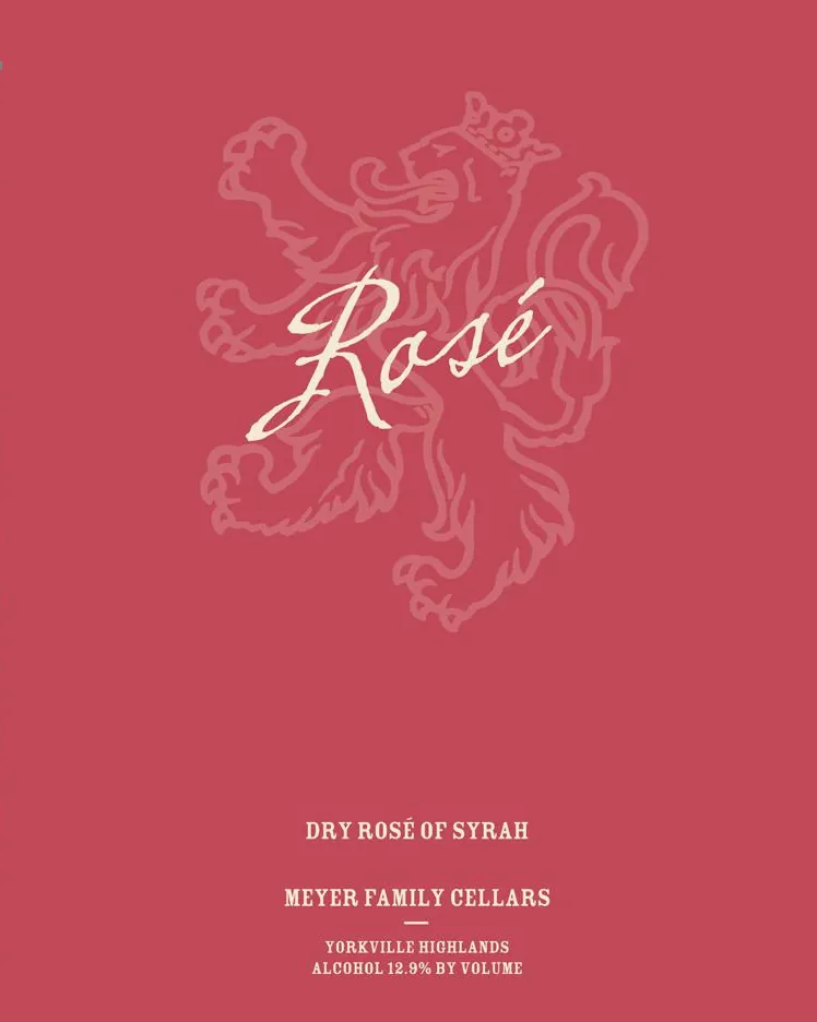 Rose of Syrah Bottle