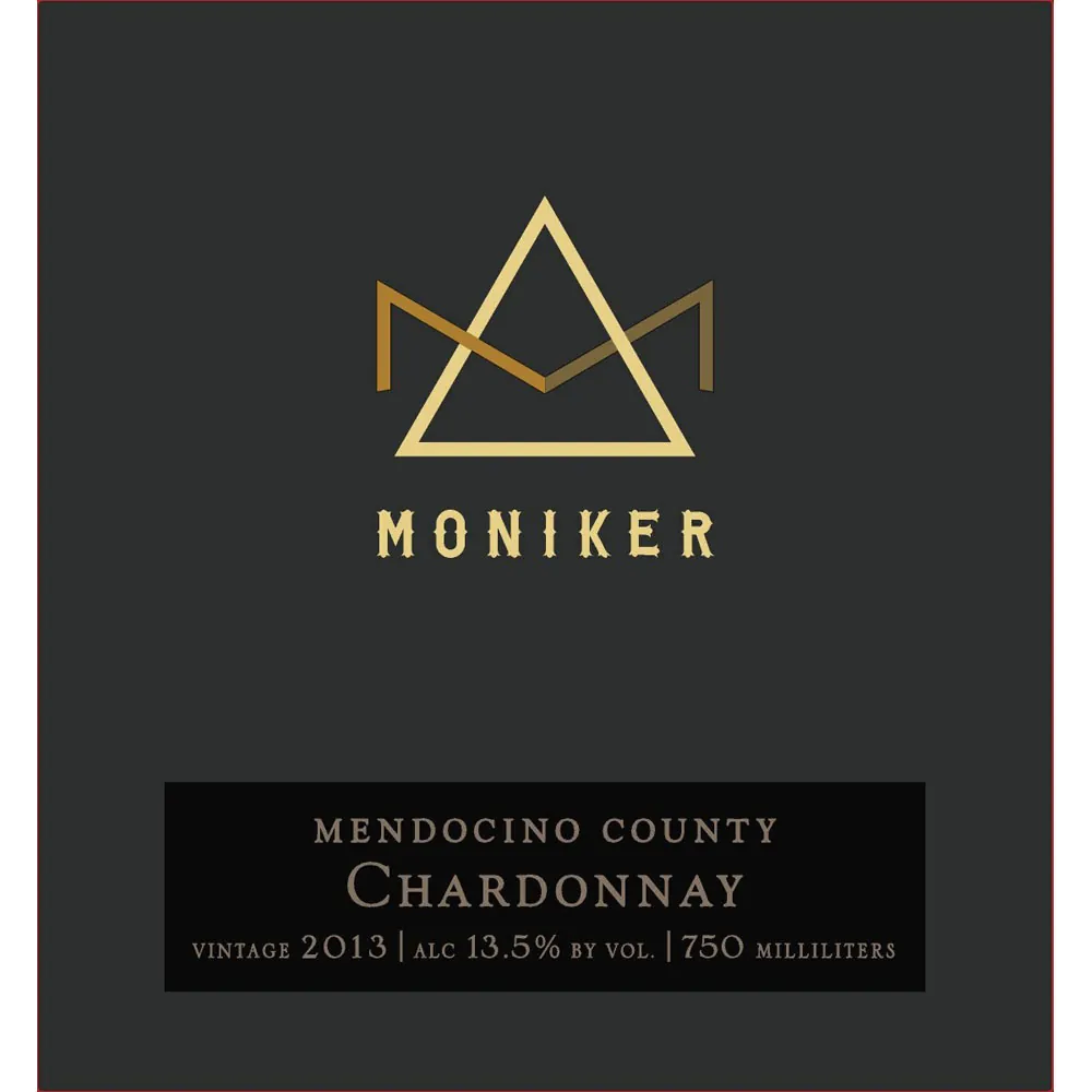 Mendocino Chardonnay Bottle