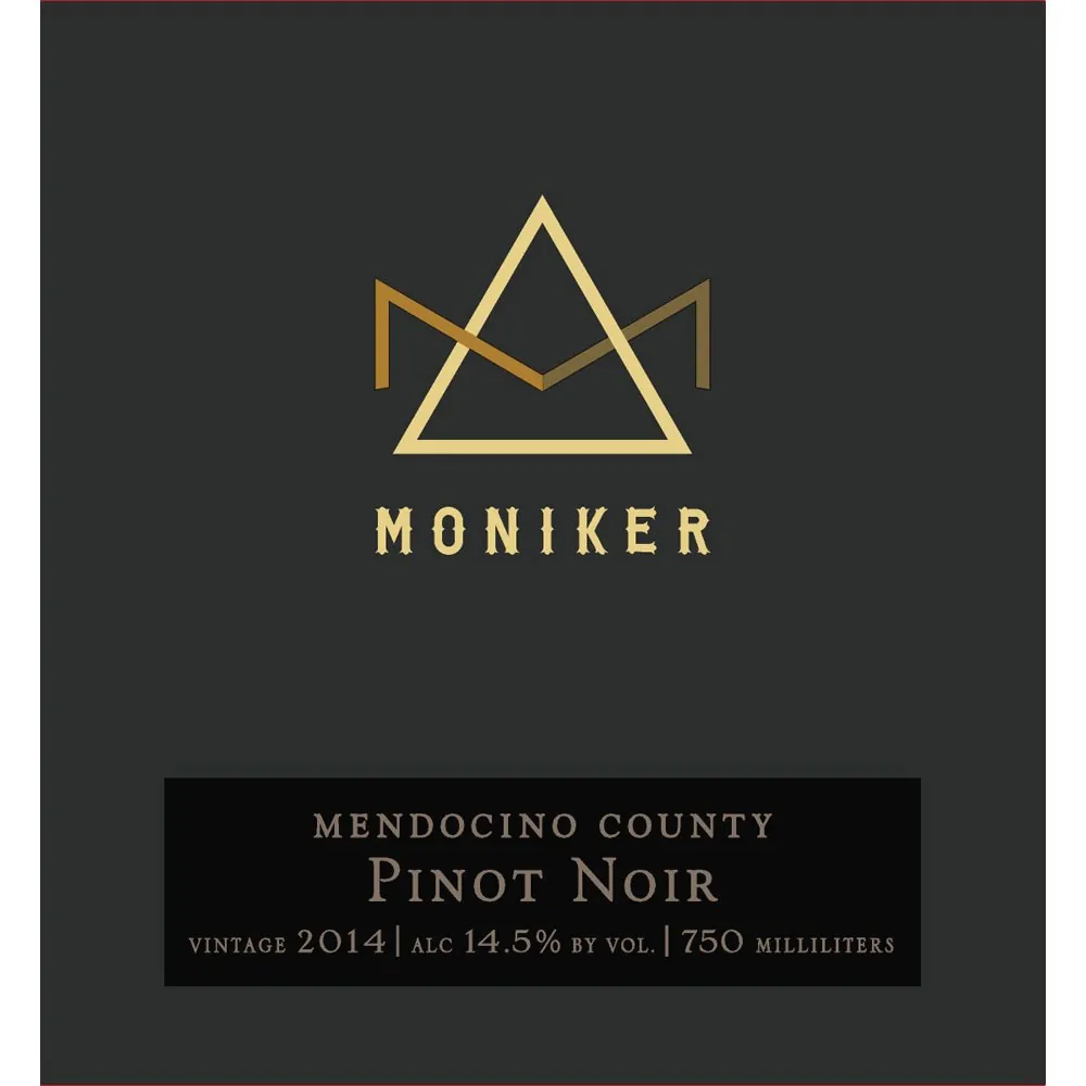 Mendocino Pinot Noir Bottle