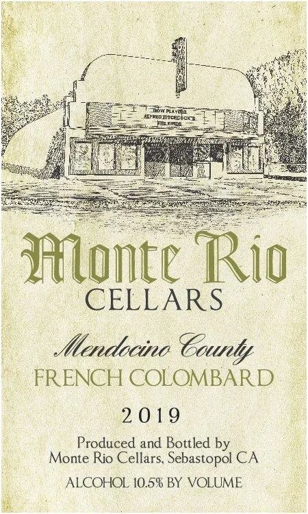 Monte Rio French Colombard Bottle