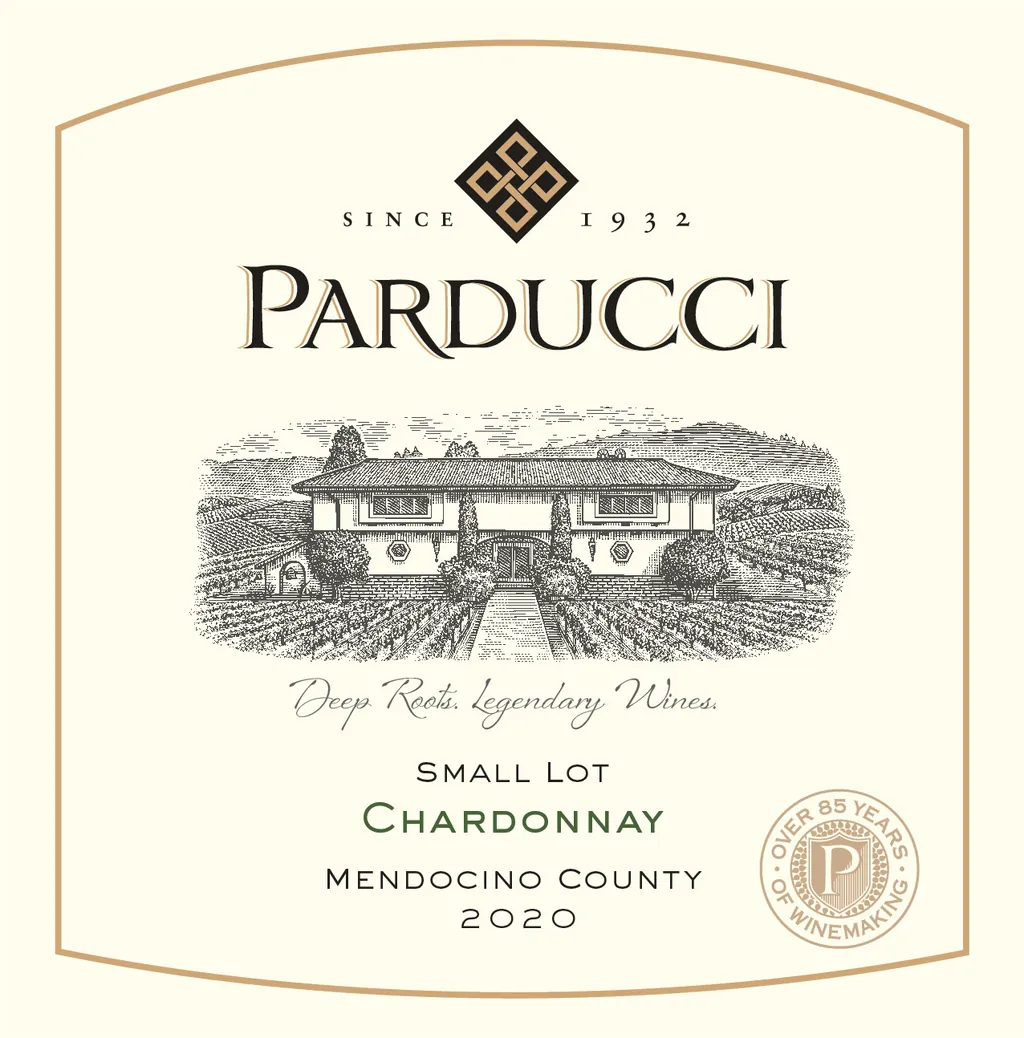 Small Lot Chardonnay Bottle