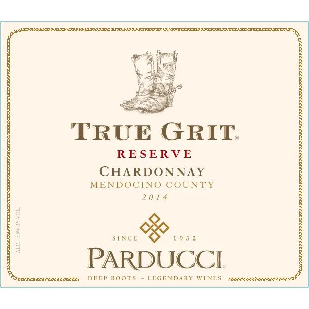 True Grit Reserve Chardonnay Bottle