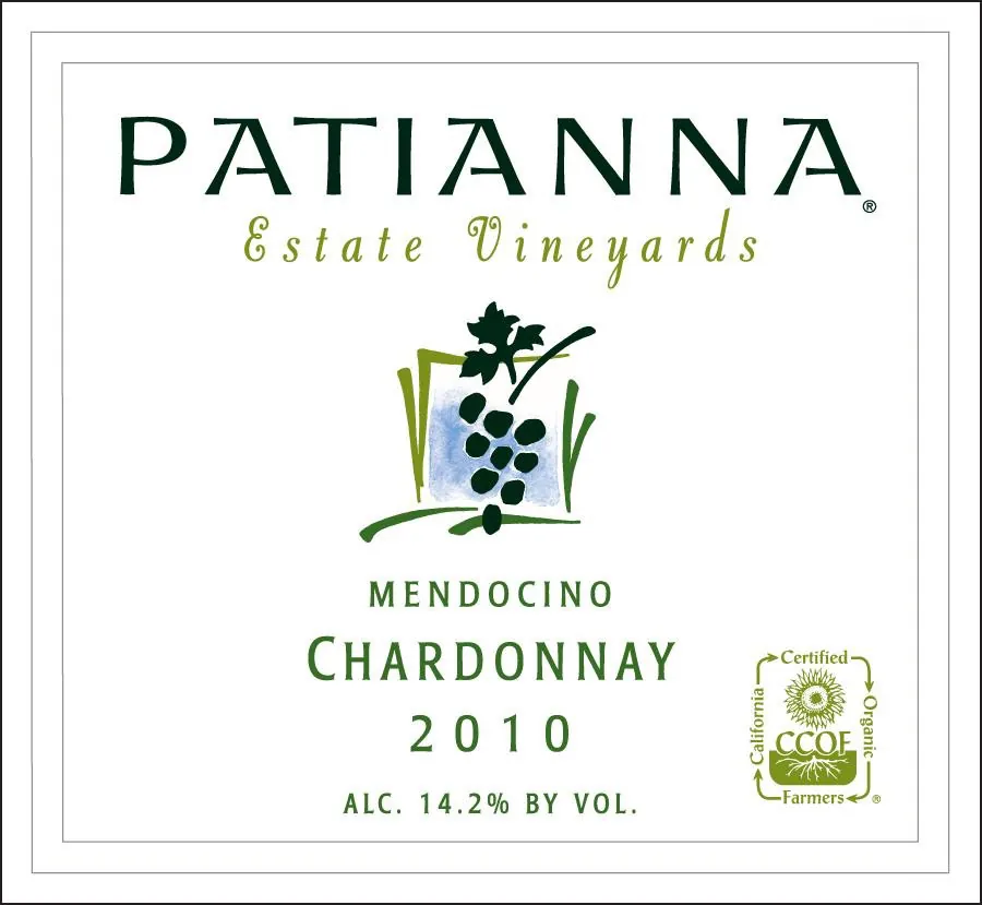 Patianna Estate Chardonnay Bottle